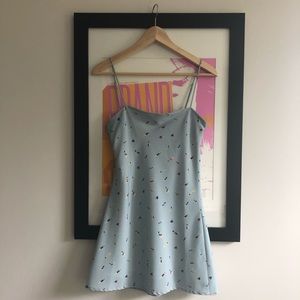 adorable slip dress with swimmer print 🏊🏼‍♀️